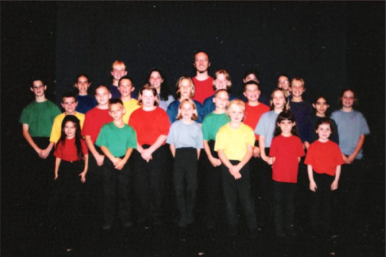 Full cast of Sing the Story, a play about the story of the Bible from Creation to Acts
