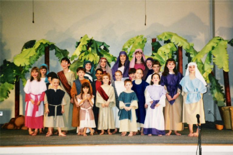 Full cast of Hosanna!, a play about children in Caperaum during the life of Jesus